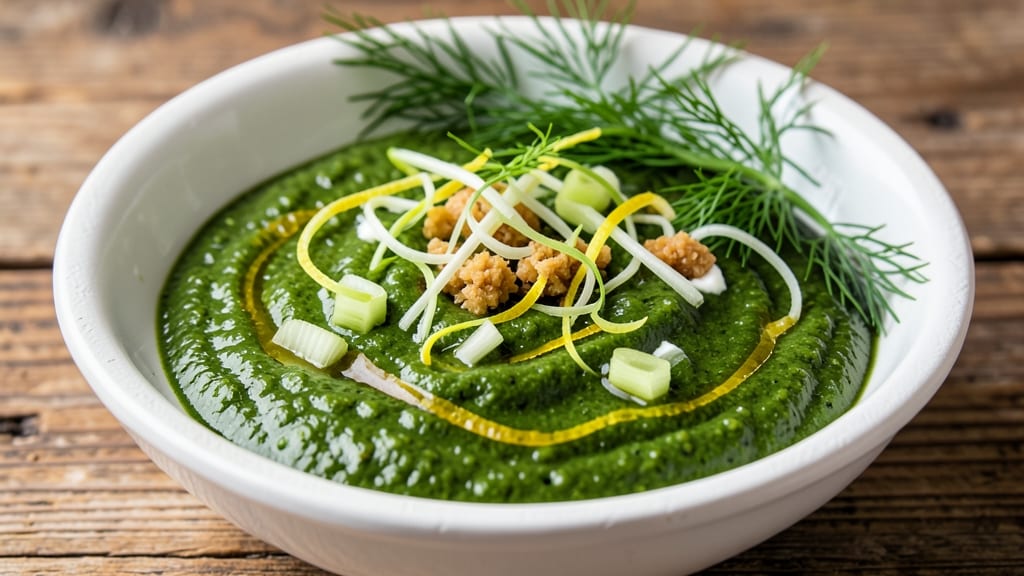 All-Purpose Green Sauce Recipe: Bold Celery Crown Crunch Over Tangy Dill Base