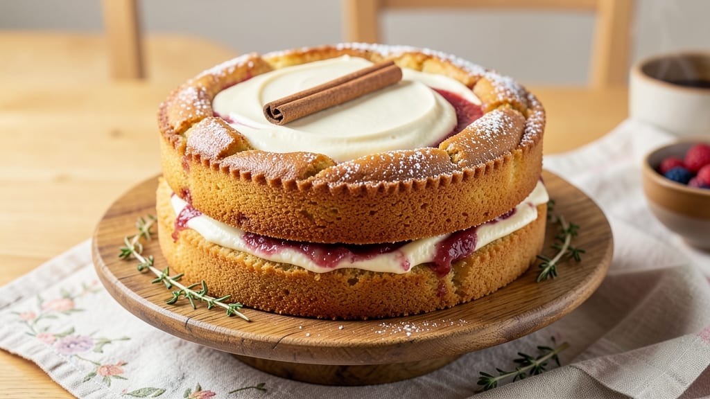 Applesauce Sour Cream Coffee Cake Recipe: Warm Spice Swirls and Buttery Layers