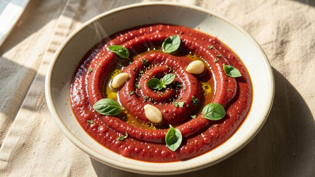 Focaccia Sauce Recipe: Celery Crown Crunch Over Garlicky Tomato Base