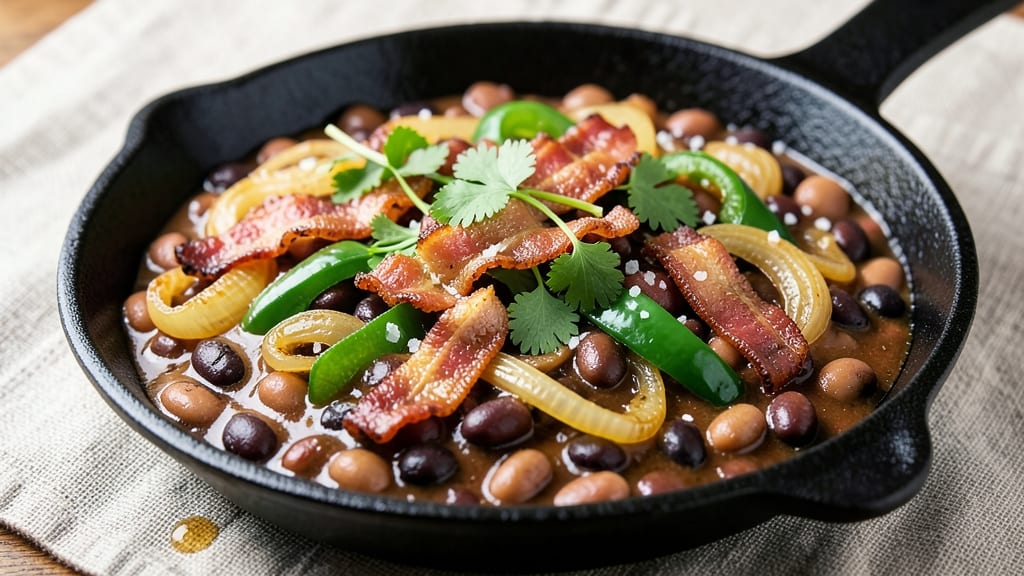 Baked Beans With Barbecue Sauce Recipe: Smoky-Sweet One-Pot Crowd-Pleaser