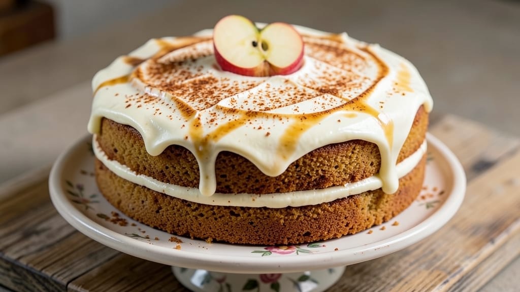 Applesauce Cake With Cinnamon Cream Cheese Frosting Recipe: Warm Spice Layers and Tangy-Sweet Frost