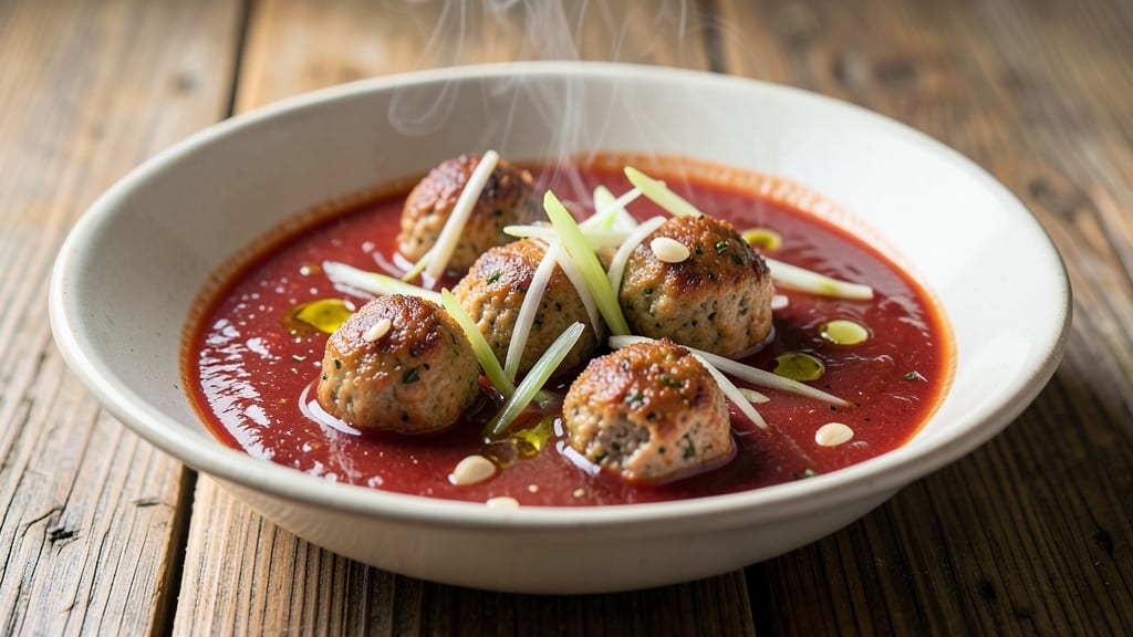 Albondigas Sauce Recipe: Celery-Infused Tomato Cream With Hidden Vinegar Depth