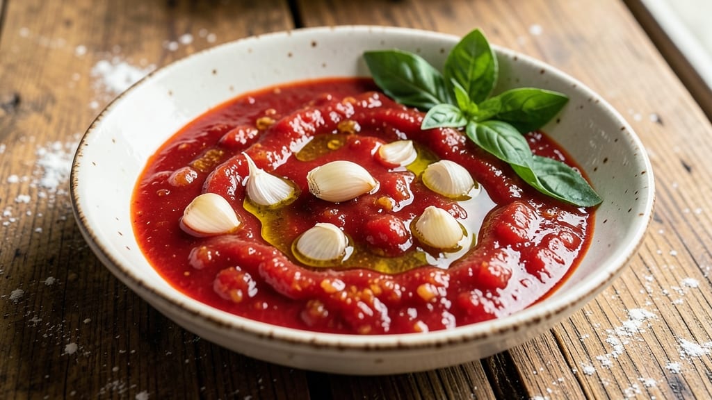Authentic Italian Red Sauce Recipe From Scratch: San Marzano Tomato Simmered to Intensify Sweetness