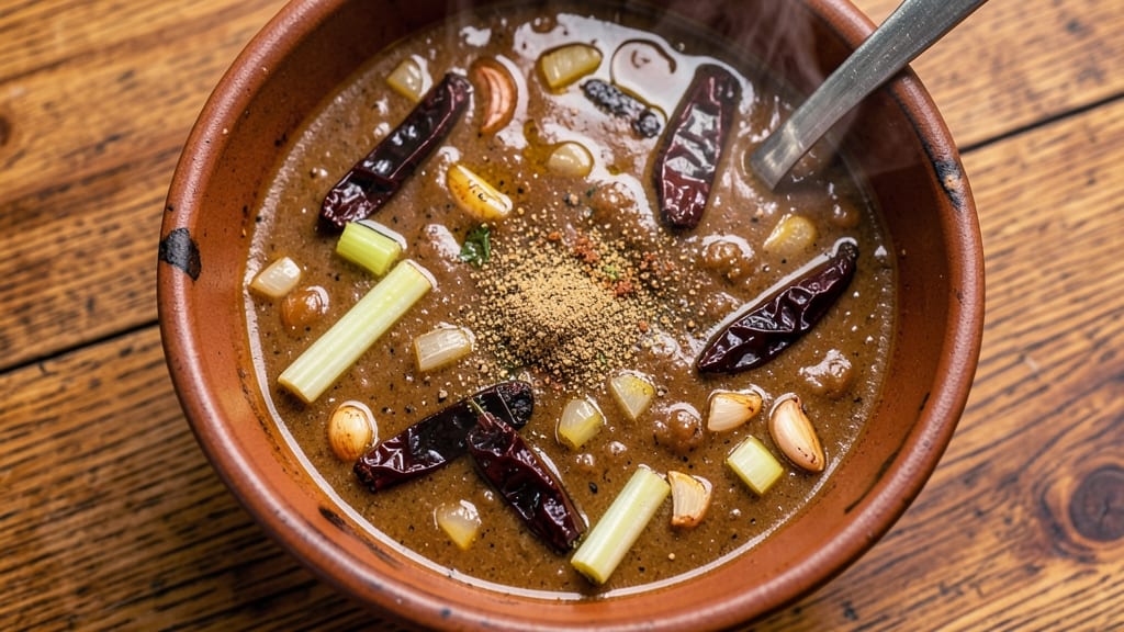 Authentic Mexican Brown Enchilada Sauce Recipe: Smoky Chipotle Depth With Caramelized Celery Crown