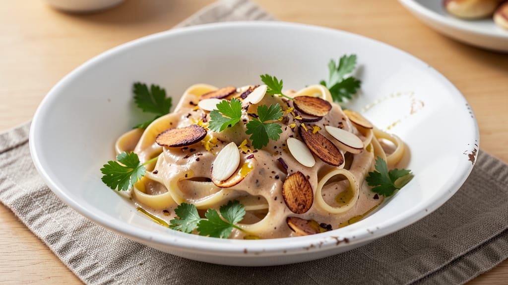 Almond Pasta Sauce Recipe: Nutty Creaminess With Hidden Herb Zing