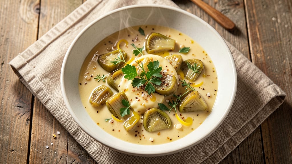 Artichoke Butter Dipping Sauce Recipe: Herb-Infused Velvety Richness With Celery Crunch