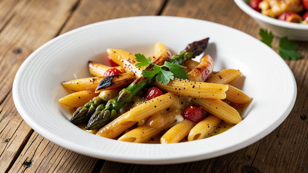Asparagus Pasta Sauce Recipe: Earthy Greens and Creamy Tomato Harmony