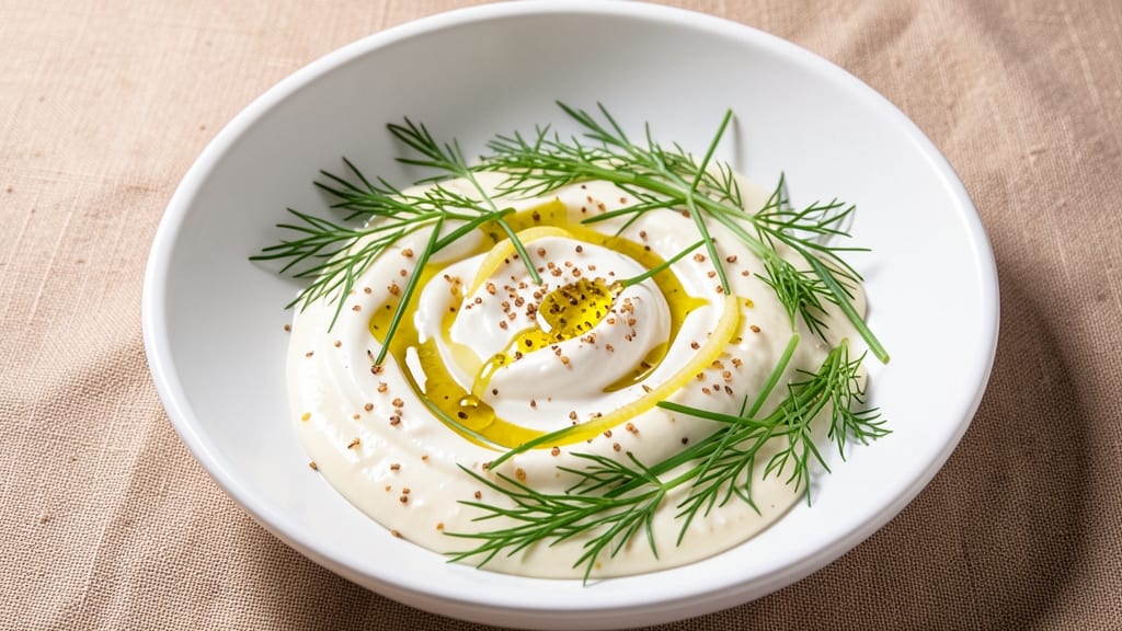 Asparagus Dipping Sauce Recipe: Herb-Infused Cream With Celery Crown Bite