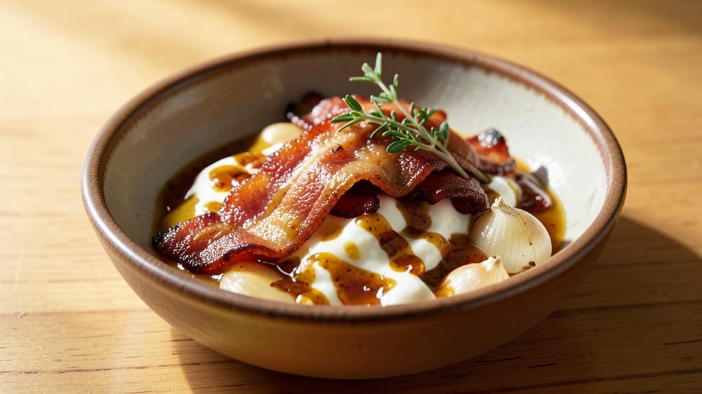 Bacon Mustard Sauce Recipe: Smoky-Sweet Glaze With Crispy Bites