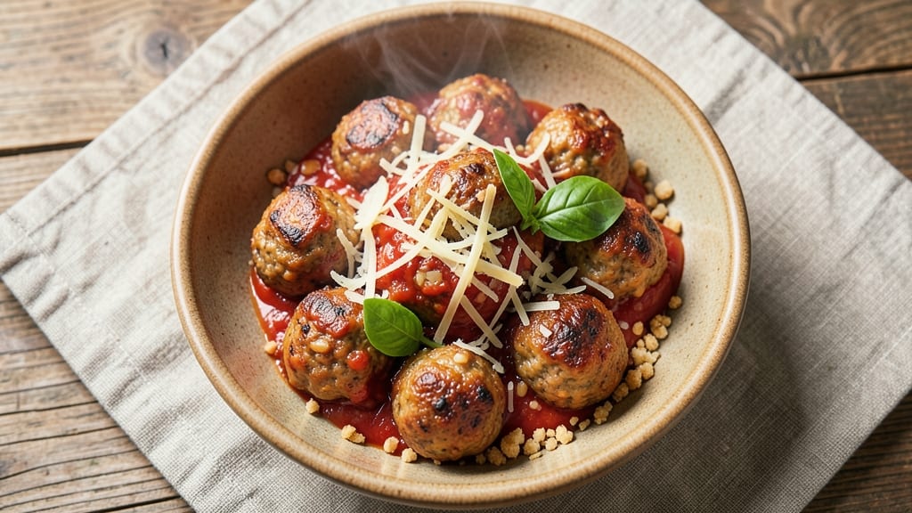 Baked Meatball Sauce Recipe: One-Pot Magic With Caramelized Onions