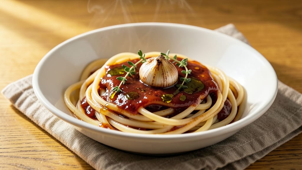 Balsamic Vinegar Pasta Sauce Recipe: Glossy Red Reduction With Deep Caramelized Notes