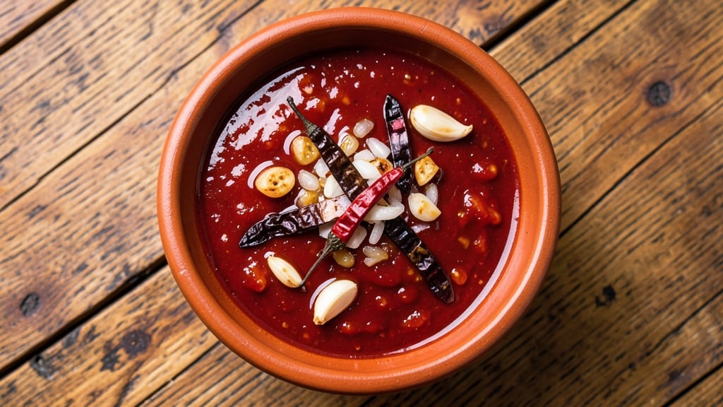 Authentic Red Chili Sauce Recipe for Tamales: Tamalero-Style Smokiness With Roasted Tomato Base