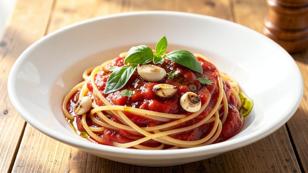 Angel Hair Pasta With Red Sauce Recipe: Al Dente Noodles in Smoky Tomato Velvet