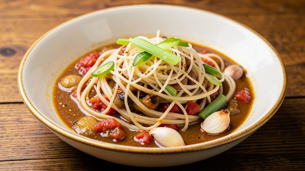 Angel Hair Pasta Vodka Sauce Recipe: Boozy Creaminess With Celery Crown Crunch