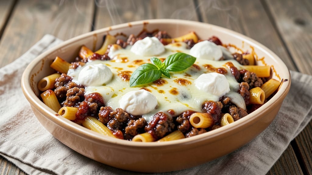 Baked Rigatoni With Meat Sauce Recipe: One-Pan Italian Comfort That Sticks to Ribs