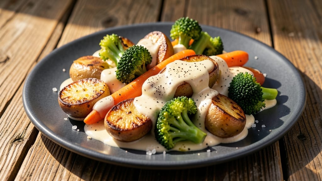 Baked Vegetables in White Sauce Recipe: One-Pan Creamy Comfort with Crispy Top