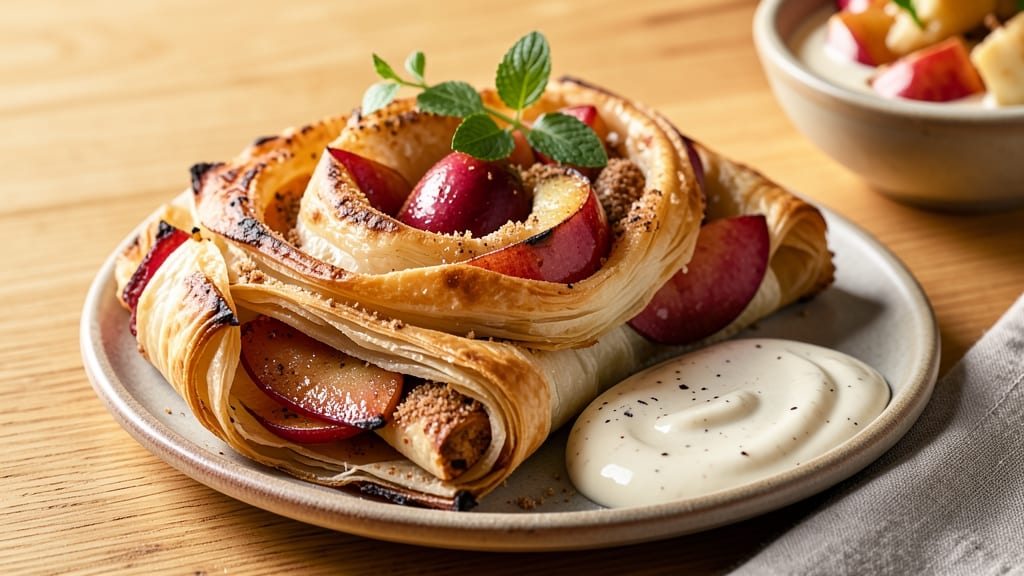 Apple Strudel With Vanilla Sauce Recipe: Flaky Layers and Warm Spice Harmony