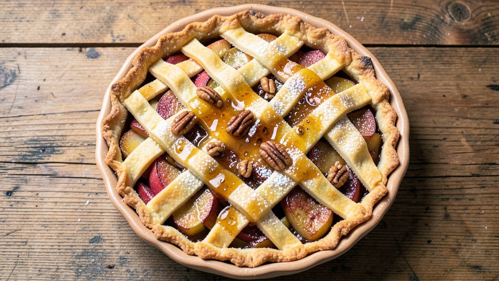 Apple Pie With Rum Sauce Recipe: Warm Spice and Boozy Drizzle Magic