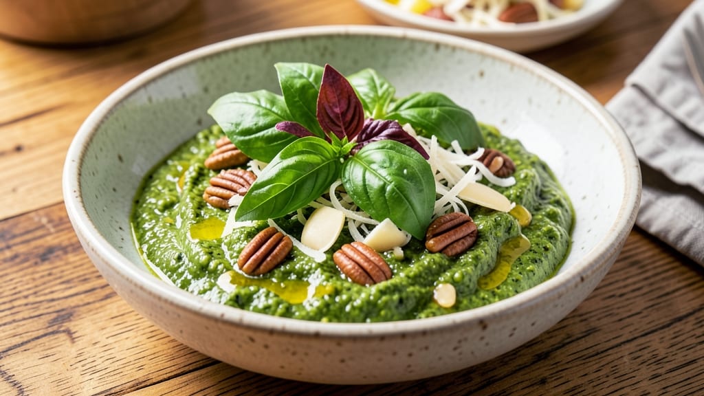 Alton Brown's Pesto Sauce Recipe: Nutty Basil Freshness in 10 Minutes
