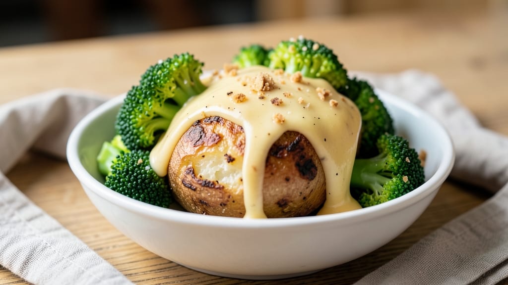 Baked Potato with Broccoli and Cheese Sauce Recipe: One-Pan Loaded Comfort in 30 Minutes